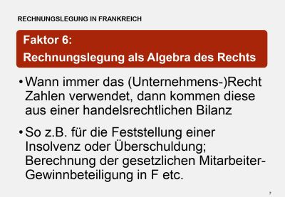 Rechnungslegung in Frankreich (Folie 8)
